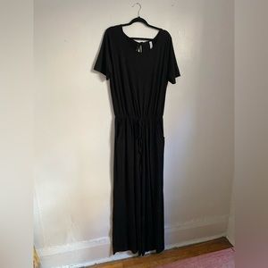 Plus Size - Black One Piece Wide Leg Jumpsuit 🖤